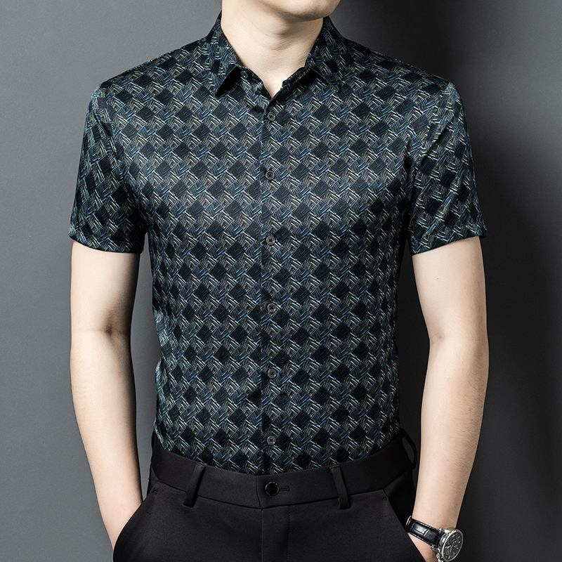 Luxurious Silk Print Shirts Fo - Luxury Skincare Daily reseña y precio