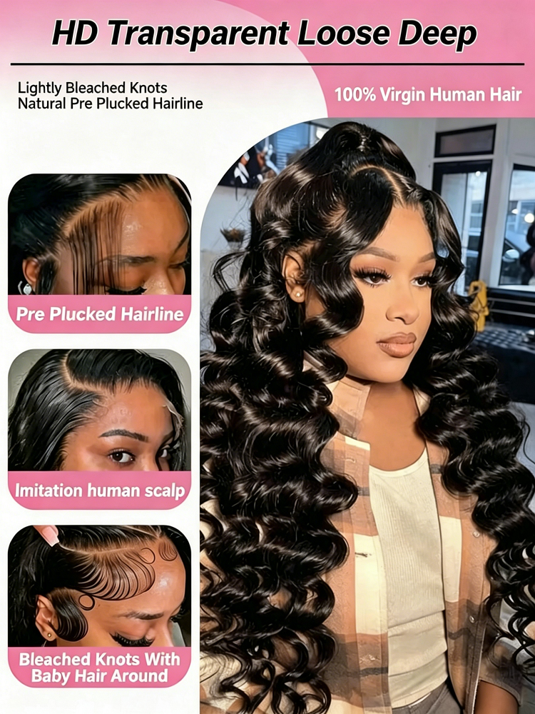 13x6 HD Loose Deep Wave Lace F - Luxury Skincare Daily reseña y precio
