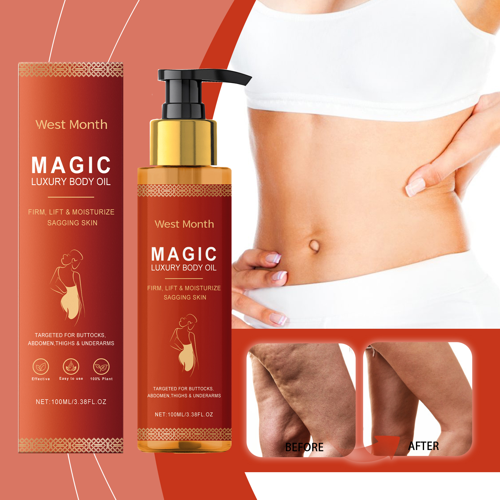 WEST MONTH Magic Luxury Body O - Luxury Skincare Daily reseña y precio