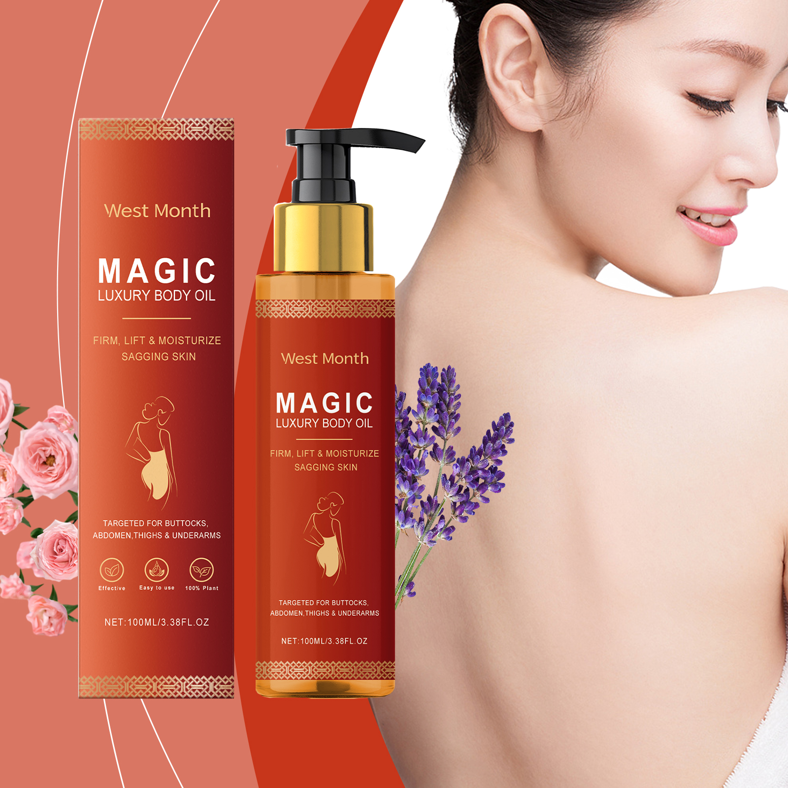 WEST MONTH Magic Luxury Body O - Luxury Skincare Daily reseña y precio